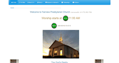 Desktop Screenshot of fairviewpres.org